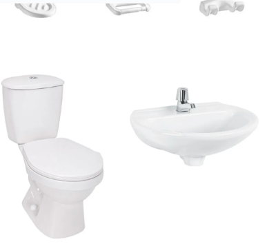 COMBO SANITARIO  LAGUNA BLANCO SIN PEDESTAL 